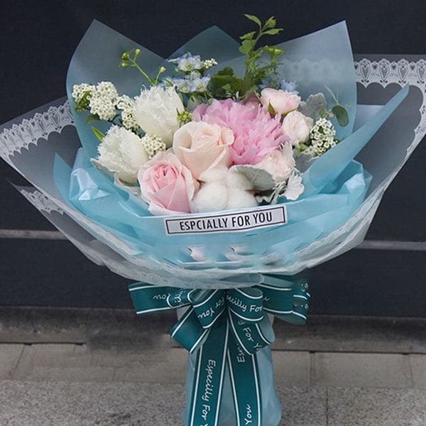 Giấy 1 Mặt Họa Tiết Viền Ren Cao Cấp