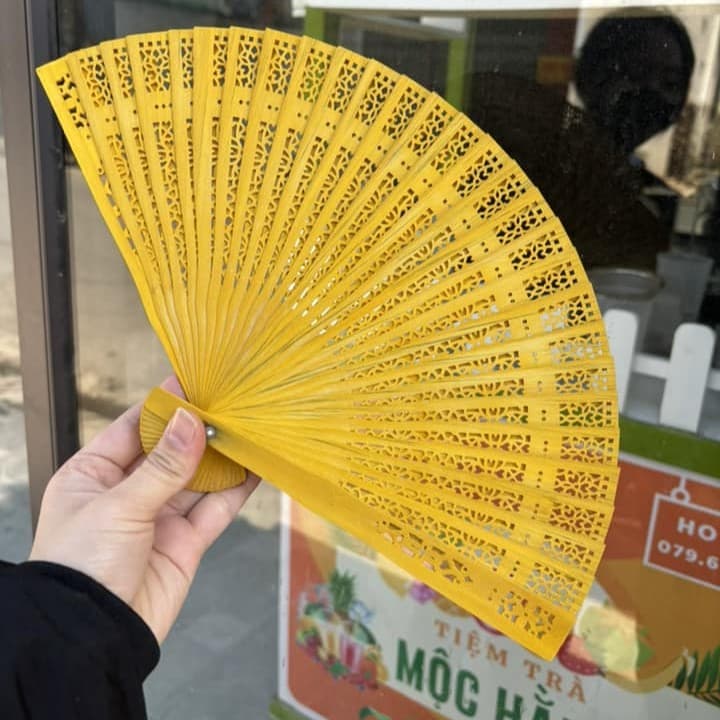 Quạt Gỗ Trang Trí (set 10c)