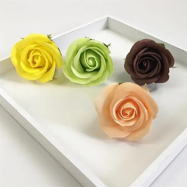 Đầu Bông Hoa Sáp 4 Lớp Cánh Tim Hàn Quốc Cao Cấp