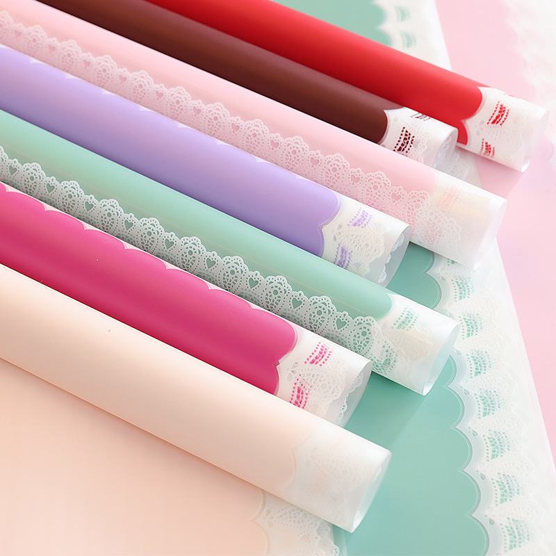 Giấy 1 Mặt Họa Tiết Viền Ren Cao Cấp