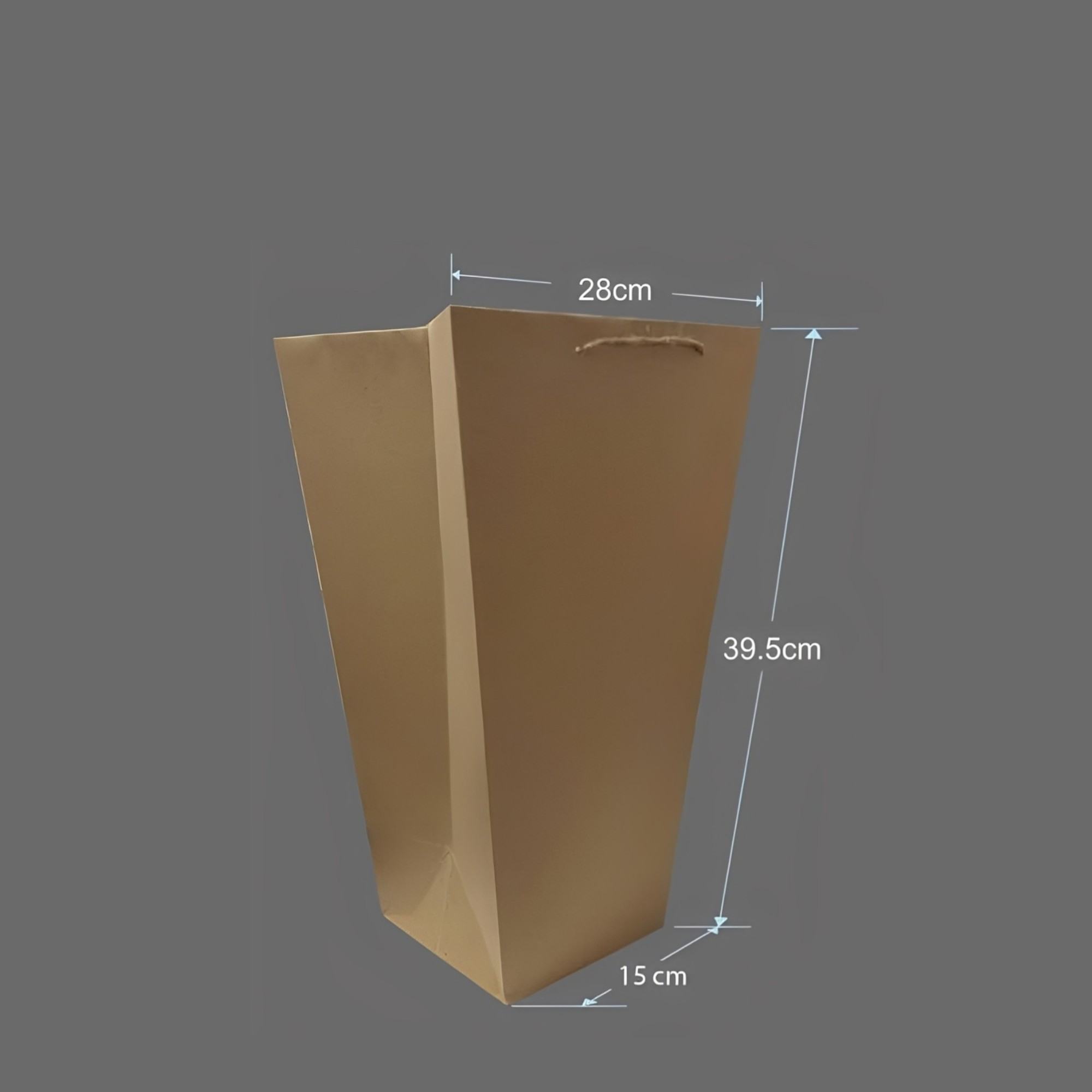 Túi Giấy Xi Măng Hình Thang Cao Cấp (Set 10 Cái)