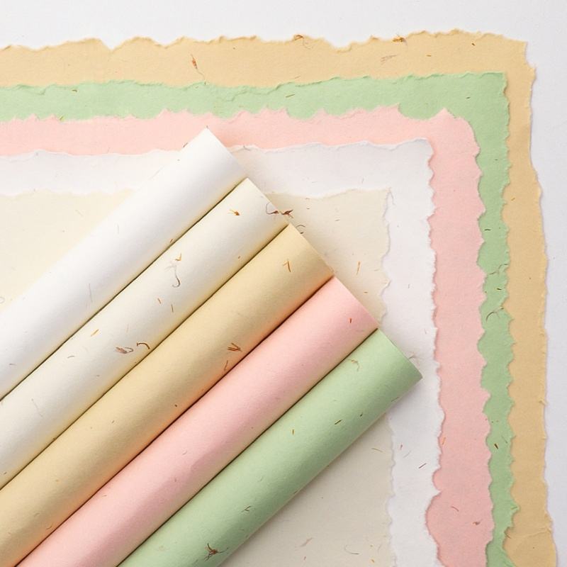 Giấy Xé Vân Sợi Gói Hoa Cao Cấp