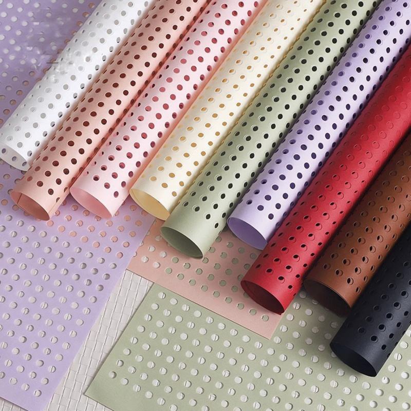 Giấy màu nghệ thuật đục lỗ tròn