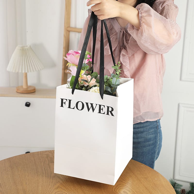 Túi Giấy Flower chữ nhật (Set 10 cái)