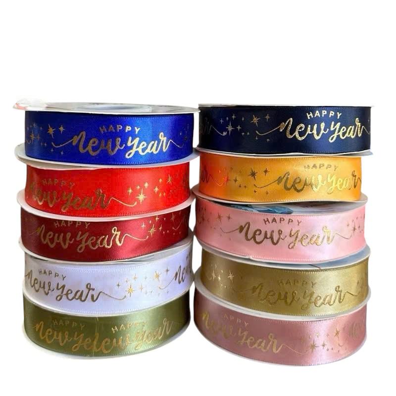 Ruy Băng Chữ Happy New Year Cao Cấp