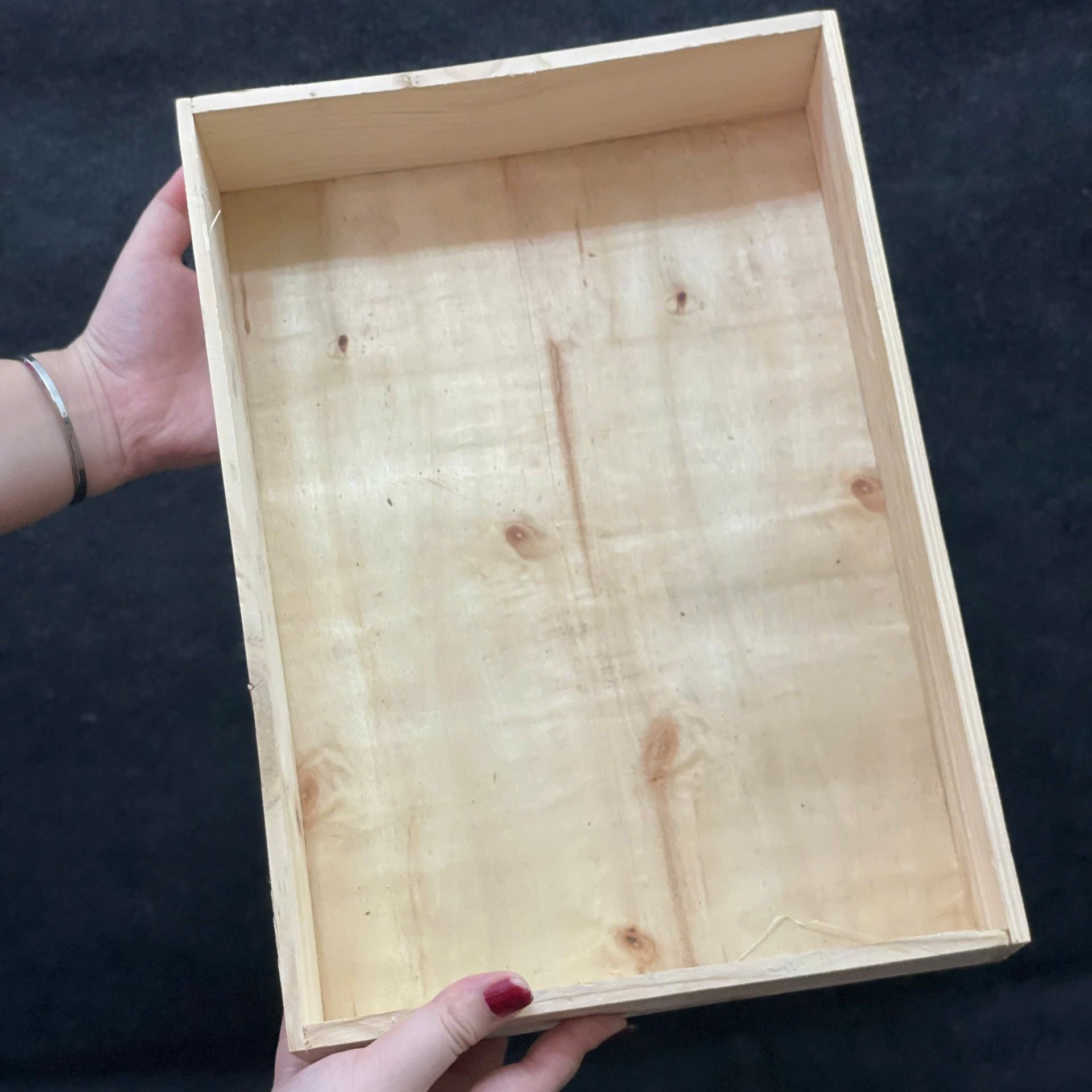 Khay Gỗ Trơn - Set 10 cái