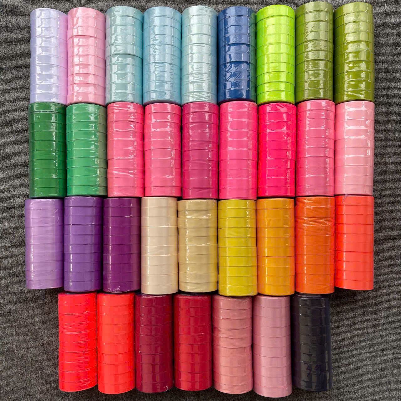 Ruy Băng Lụa Trơn 2Cm Cao Cấp