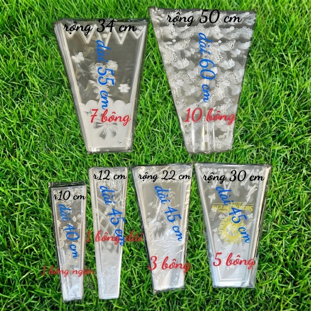 Túi Kiếng Đựng Hoa( Set 100 Cái)