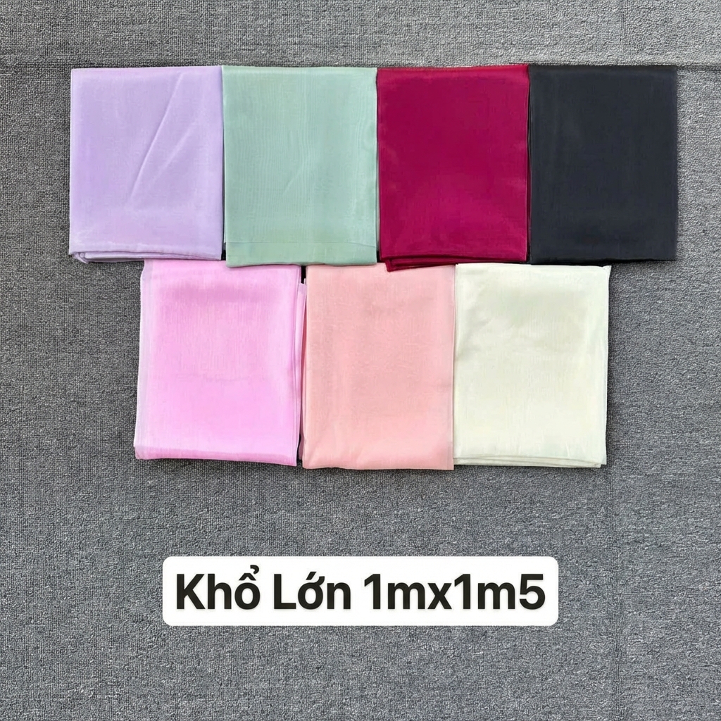 Vải lụa Ánh Nhũ Làm Nơ Khổ Lớn 1mx1m5